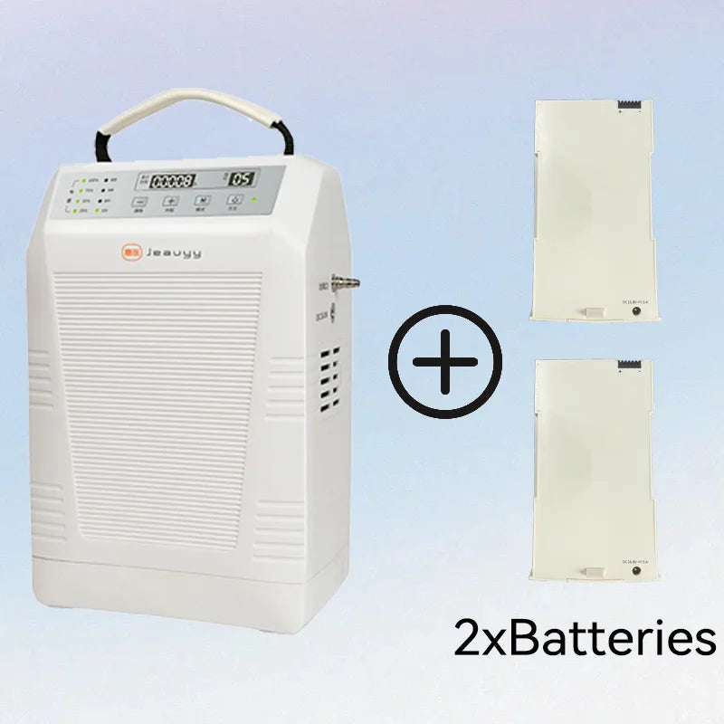 Home Oxygen Concentrator &ndash; Rechargeable 5L Portable 2pcs batteries / GERMANY