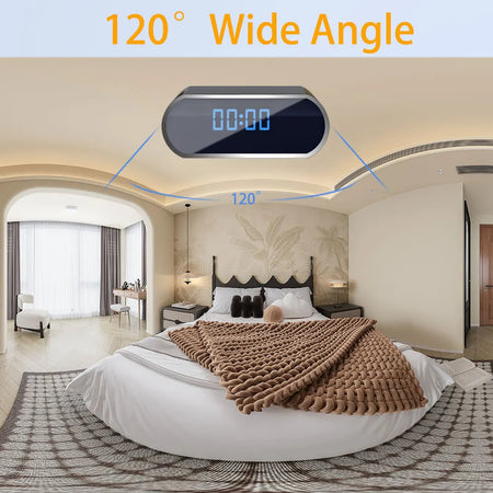 Mini Camera Clock 1080P &ndash; Wireless Wifi Control with Night Vision