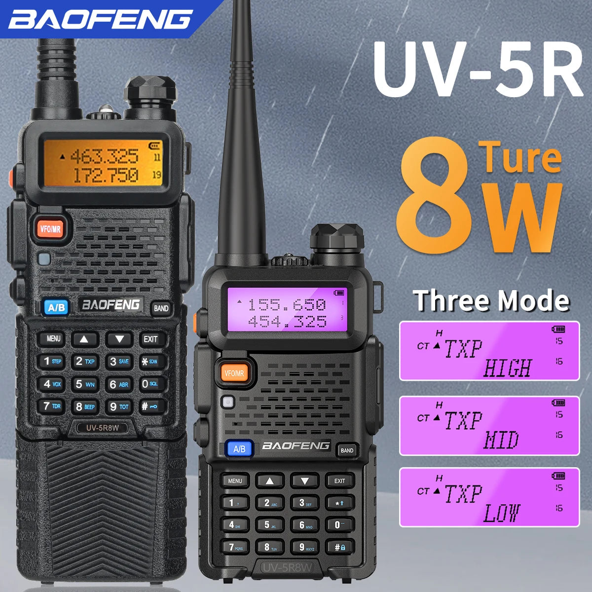 Baofeng UV-5R &ndash; Dual Band Ham Radio 5W Power Long Range