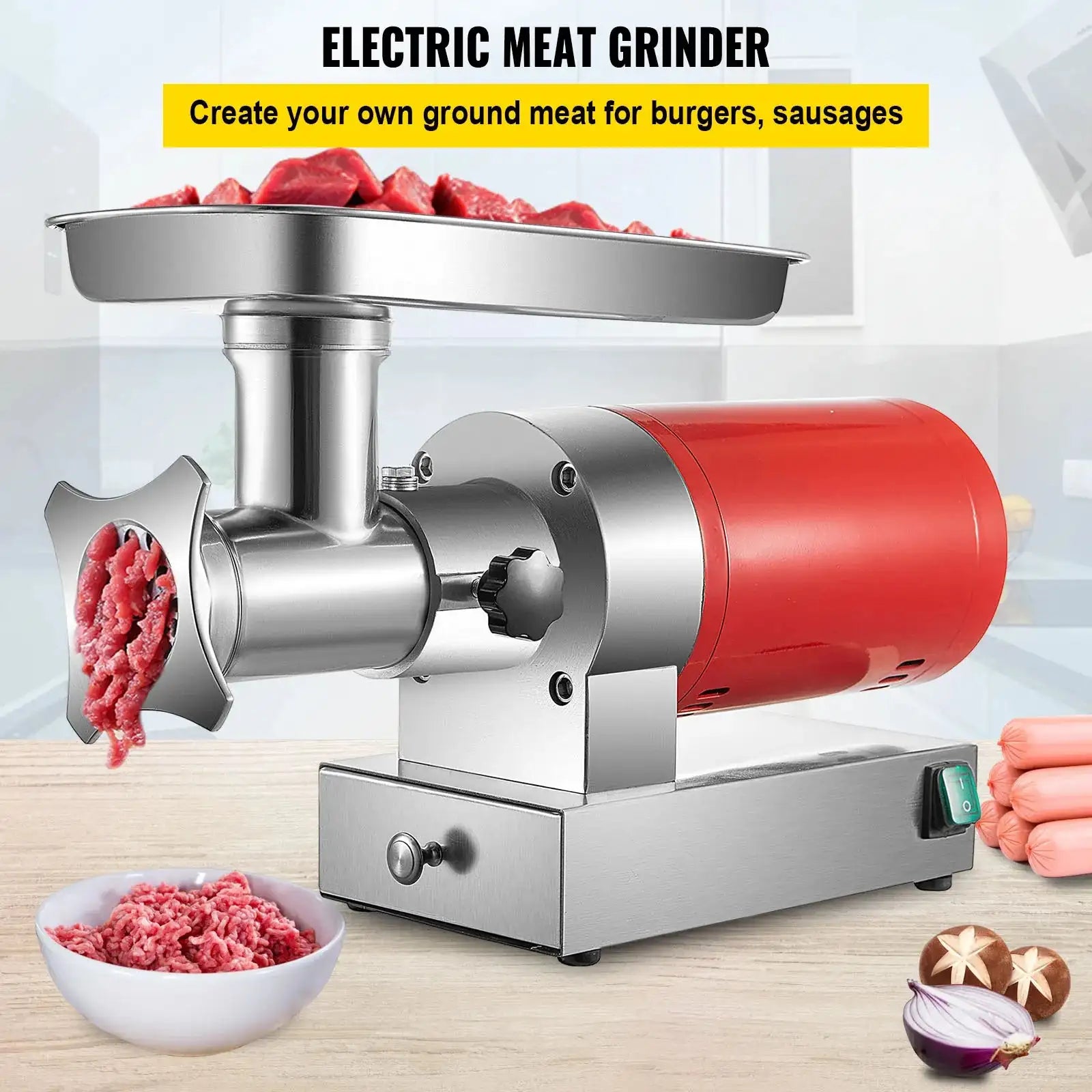 Electric Meat Grinder 1100W Heavy Duty Mincer