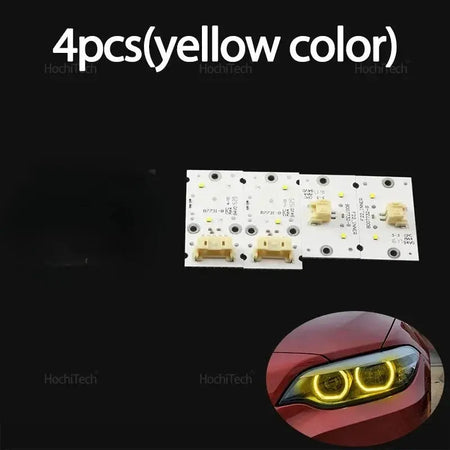 Yellow Daytime DRL Light Driving LED Angel Eye Maker Light Board for BMW 2 Series F22 F23 M240i F87 M2 Pre-facelift 2014-2017 by InterCyprus Trading Ltd