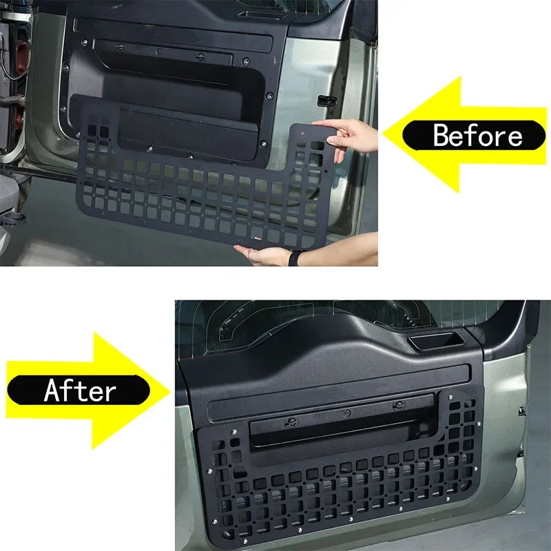 Aluminum Tailgate Bag Rack for 2020 to 2023 Defender