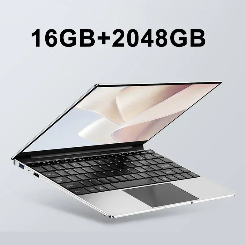14.1 Inch Ultra Slim Laptop &ndash; High Performance 16GB RAM 2TB SSD 16GB 2048GB / N3700