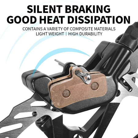 BUCKLOS Sintered-Metal MTB Brake Pads &ndash; High Wear Resistance
