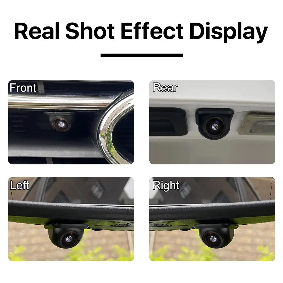 GreenYi AHD1080 Vehicle Rear Front Side View Camera 170° Fisheye Night Vision Waterproof Straw Hat Car Camera Drill Bit Included by InterCyprus Trading Ltd
