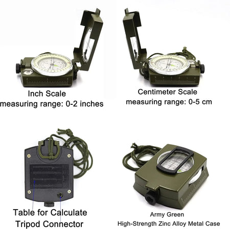 Multifunctional Tactical Survival Compass &ndash; Waterproof