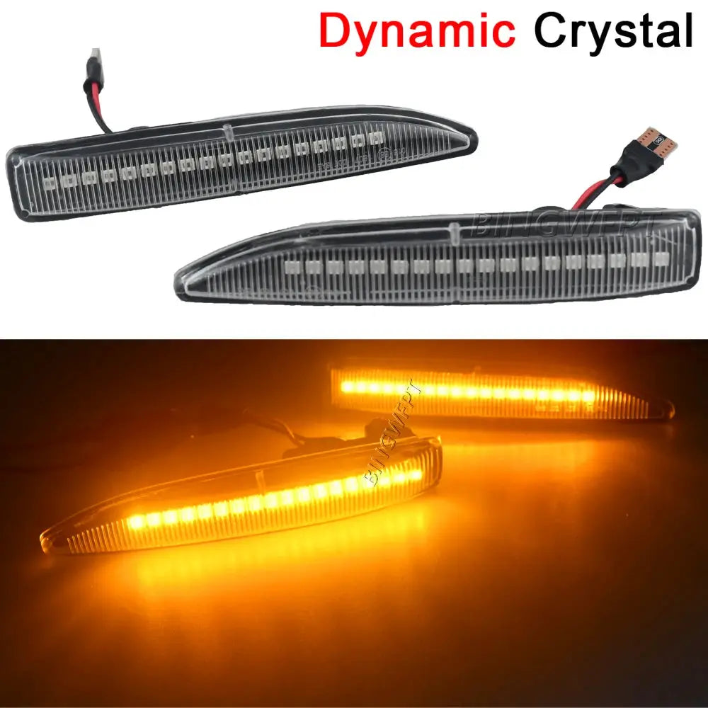 Side Repeater Lamp For BMW 7 Series E65 E66 E67 E68 2002 2003 2004 2005 - 2008 LED Side Marker Lights Dynamic Turn Signal Light by InterCyprus Trading Ltd