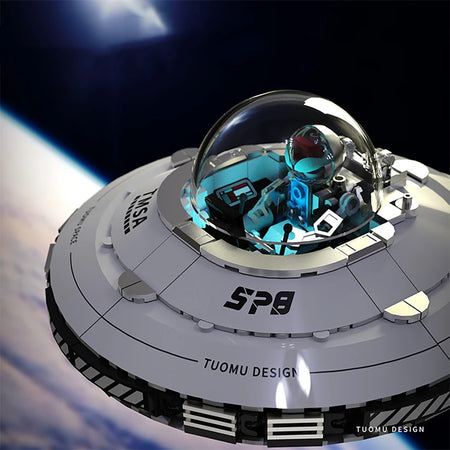 MOC Space UFO Alien Spaceship &ndash; Lego Compatible Gift