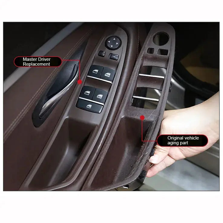 F10 F11 Car Interior Front Left Driver Door Handle Armrest Panel Replacement For BMW 5 Series F10 F11 520i 523i 525i 51417225867 by InterCyprus Trading Ltd