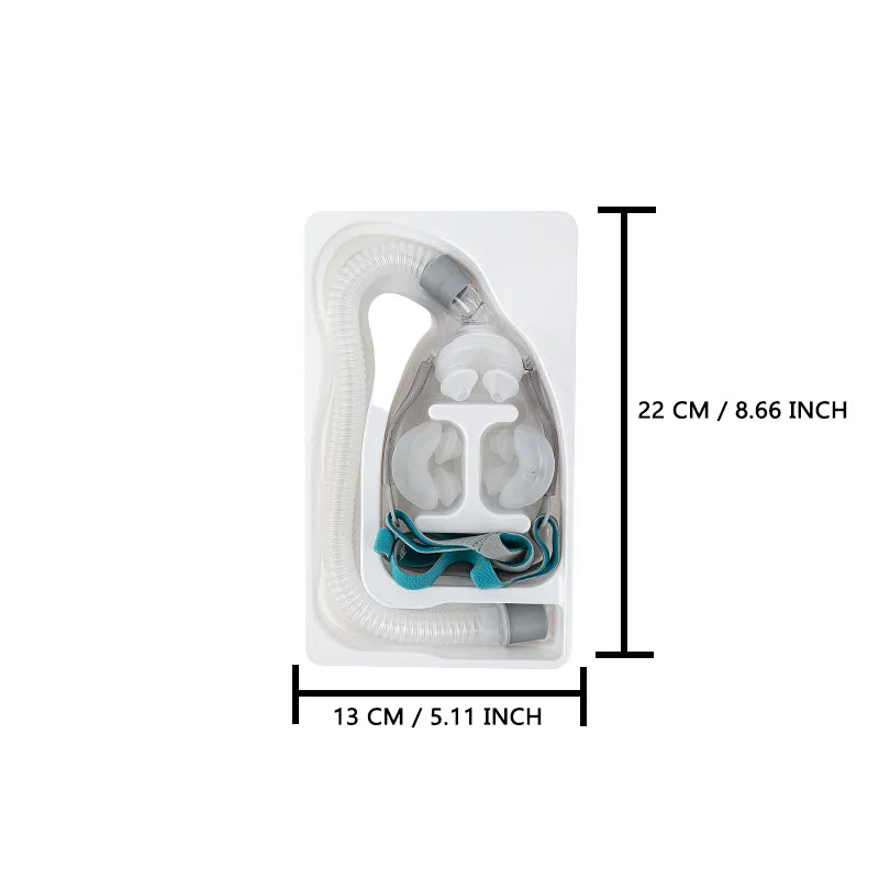 BMC PM2 CPAP Maskesi 3 Boyut S M L Silikon Döner Pedler