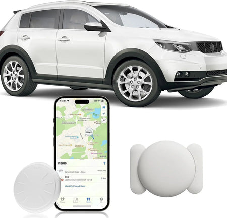 HONGTOP Car GPS Tracking Device &ndash; Real Time No Monthly Fee Magnetic white