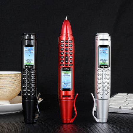 Funny Cute Pen Phone Two Sim Mini Camera 2G GSM &ndash; Compact
