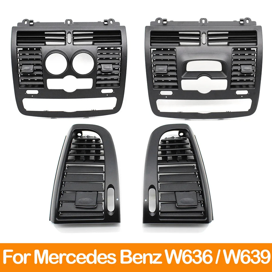 Front Dash AC Vent Grill Cover for Mercedes Vito Viano W636 W639 PC ABS Durable Construction