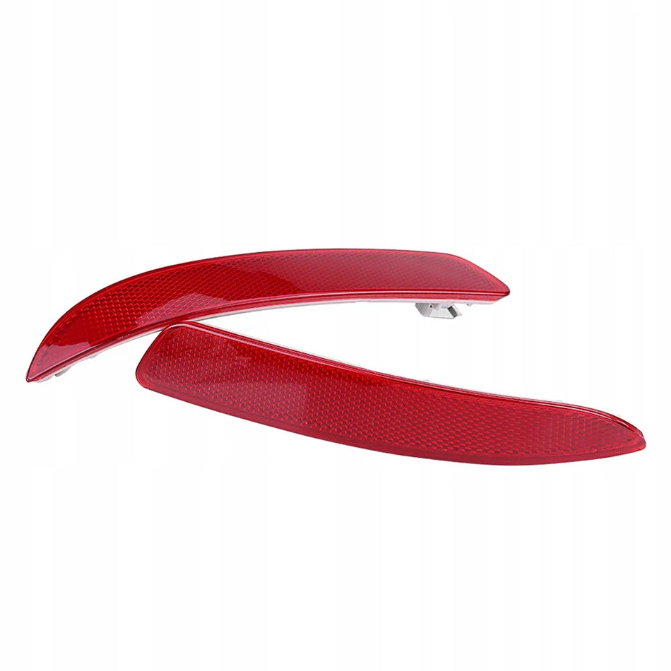 Rear Bumper Reflector Lights Set for BMW X5 E70 Left and Right Red Direct Replacement