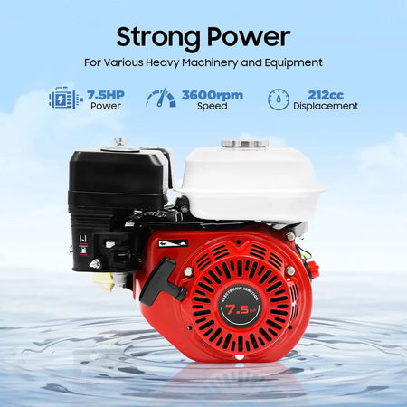 4-Stroke 7.5HP 210cc Gas Engine Generator &ndash; Air Cooling
