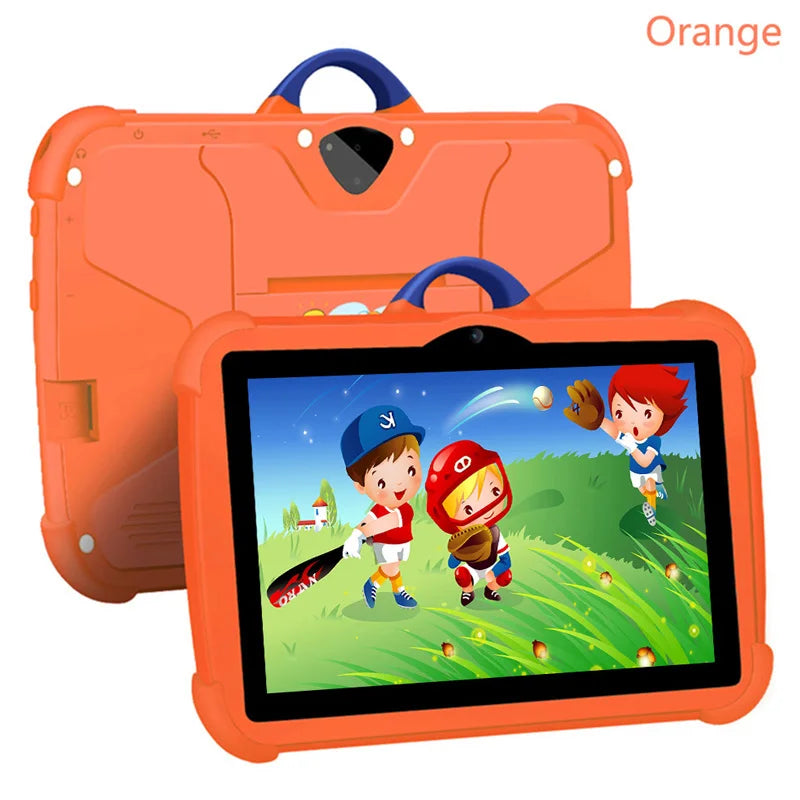2025 New 7 Inch 5G Kids Tablet &ndash; Ultra Slim 4000mAh Battery Orange / Standard / CHINA