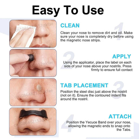 Skin Safe Magnetic Nose Strips &ndash; Boost Oxygen Breathing