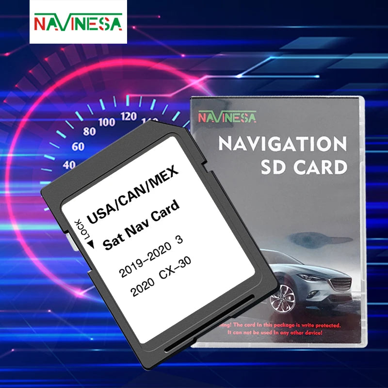 Mazda 3 CX-30 2022 Update Maps 8GB SD Card &ndash; North America for Mazda 3 or CX-30