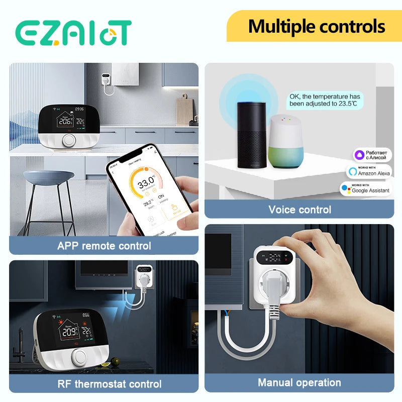 Tuya WiFi Smart Thermostat RF433 &ndash; Alexa and Google Home