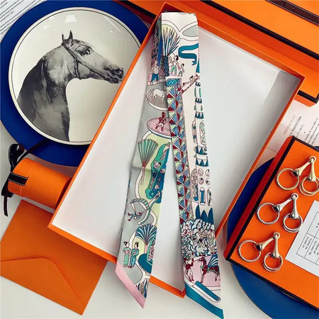 JTVOVOC Silk Scarf &ndash; Elegant Versatility for Any Outfit JZP058-03 / 5x85cm