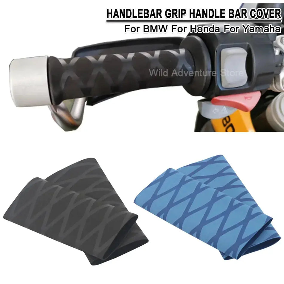 Motorcycle Handlebar Grip Handle Bar Cover For BMW R1200GS R1250GS Adventure F750GS F850GS F800GS Non-slip Heat Shrink Rubber by InterCyprus Trading Ltd