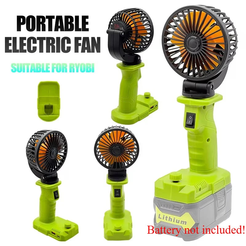 Infinite Speed Regulating Foldable Fan &ndash; USB Type C Power