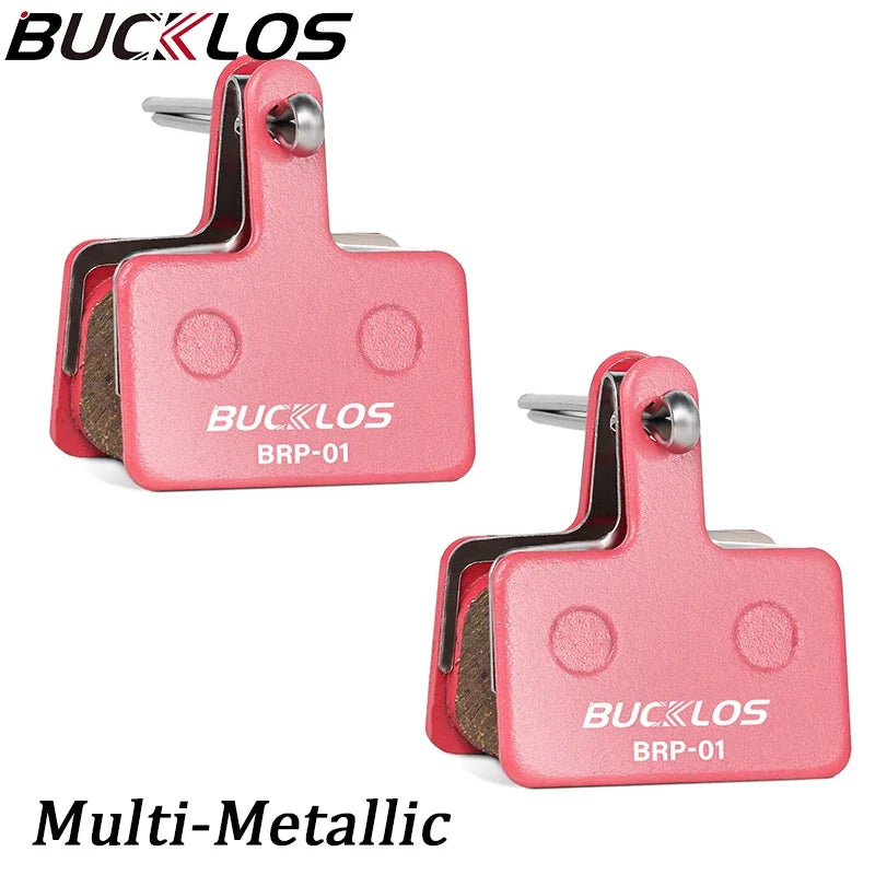 BUCKLOS Bicycle Hydraulic Disc Pad - Heat Dissipation Multi-Metallic 2Set