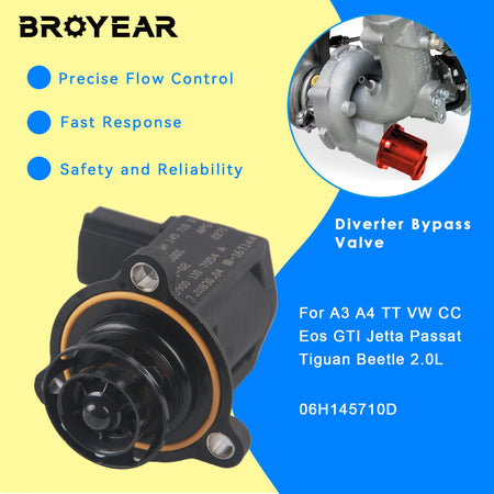 Direct Fit Turbo Diverter Valve Adapter for VW A3 A4 TT 06H145710D by InterCyprus Trading Ltd