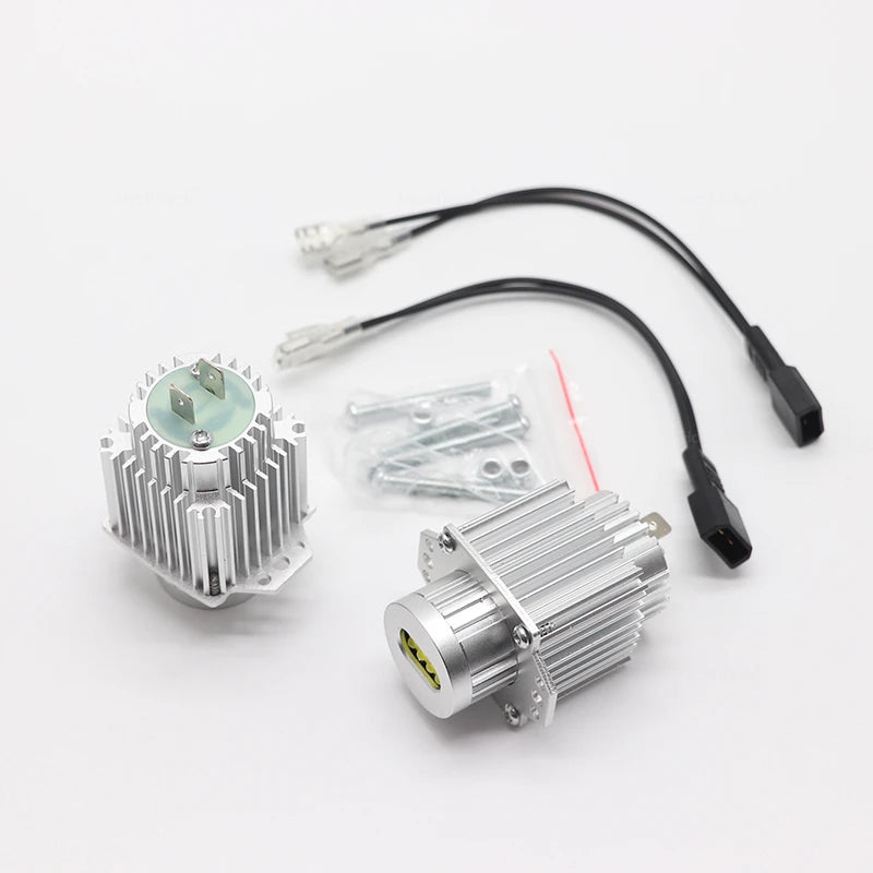 Marcadores LED Angel Eye super brillantes de aluminio para BMW E90 E91 Serie 3