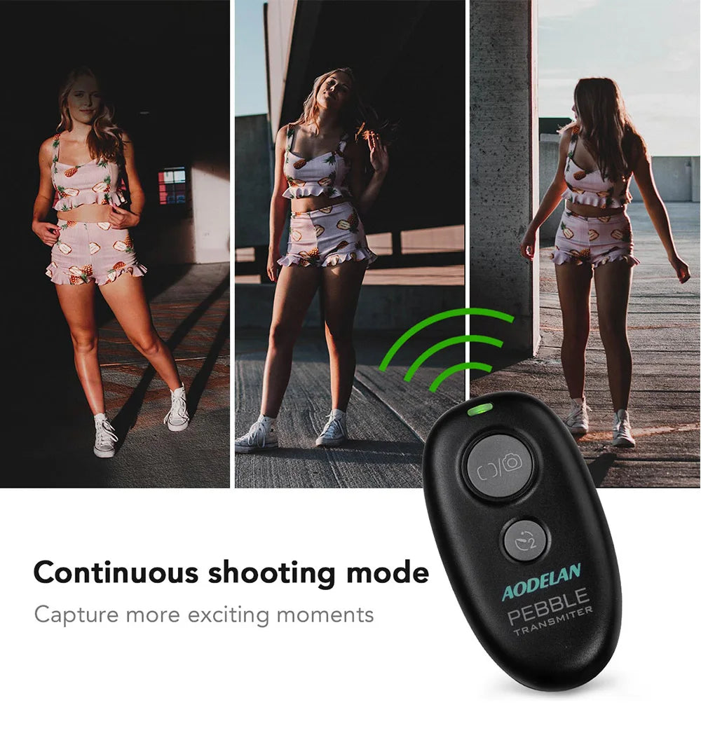 AODELAN Wireless Camera Shutter Release Remote for Canon, Sony, Nikon