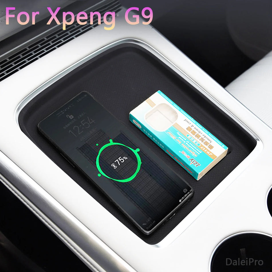 Pad de silicon anti-alunecare pentru consolă Xpeng G9 încărcare wireless