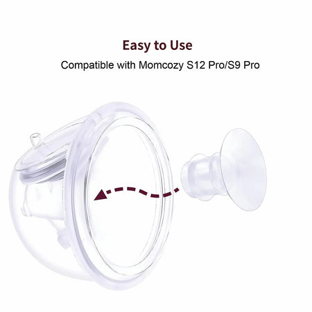 5 Size Breast Milk Pump Flange Inserts - Compatible &amp; Comfortable