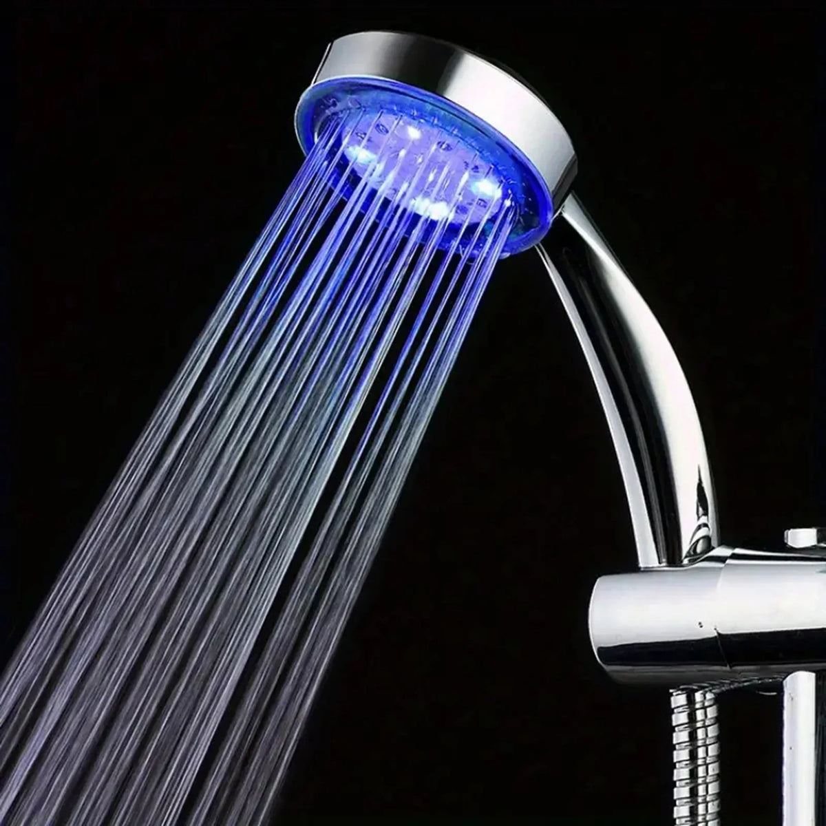 Xiangyouyou LED Shower Head &ndash; Color Changing With Hydroelectric Power Generation Round colorful