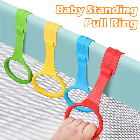 Children's Playpen Pull Ring for Crib - Baby Stand &amp; Toddler Arm Strength Aid