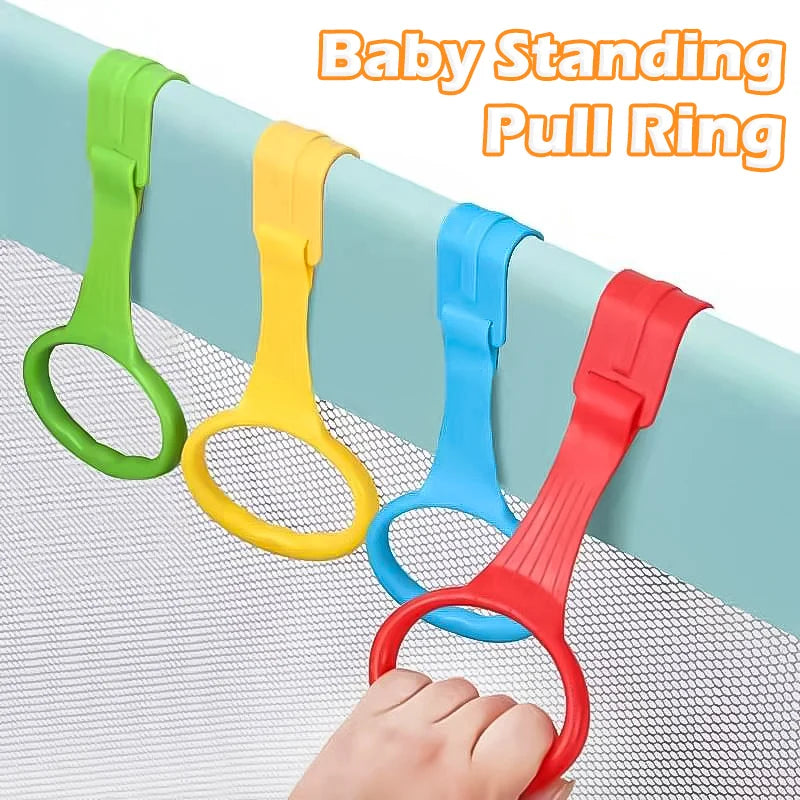 Children's Playpen Pull Ring for Crib - Baby Stand &amp; Toddler Arm Strength Aid