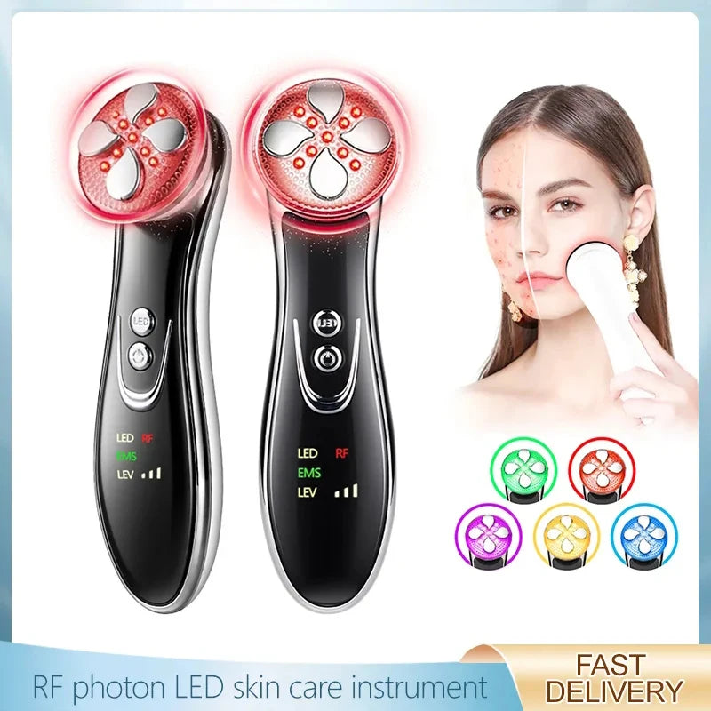 Led Photon Frekvens Ansiktsbehandling Enhet För Fuktgivande