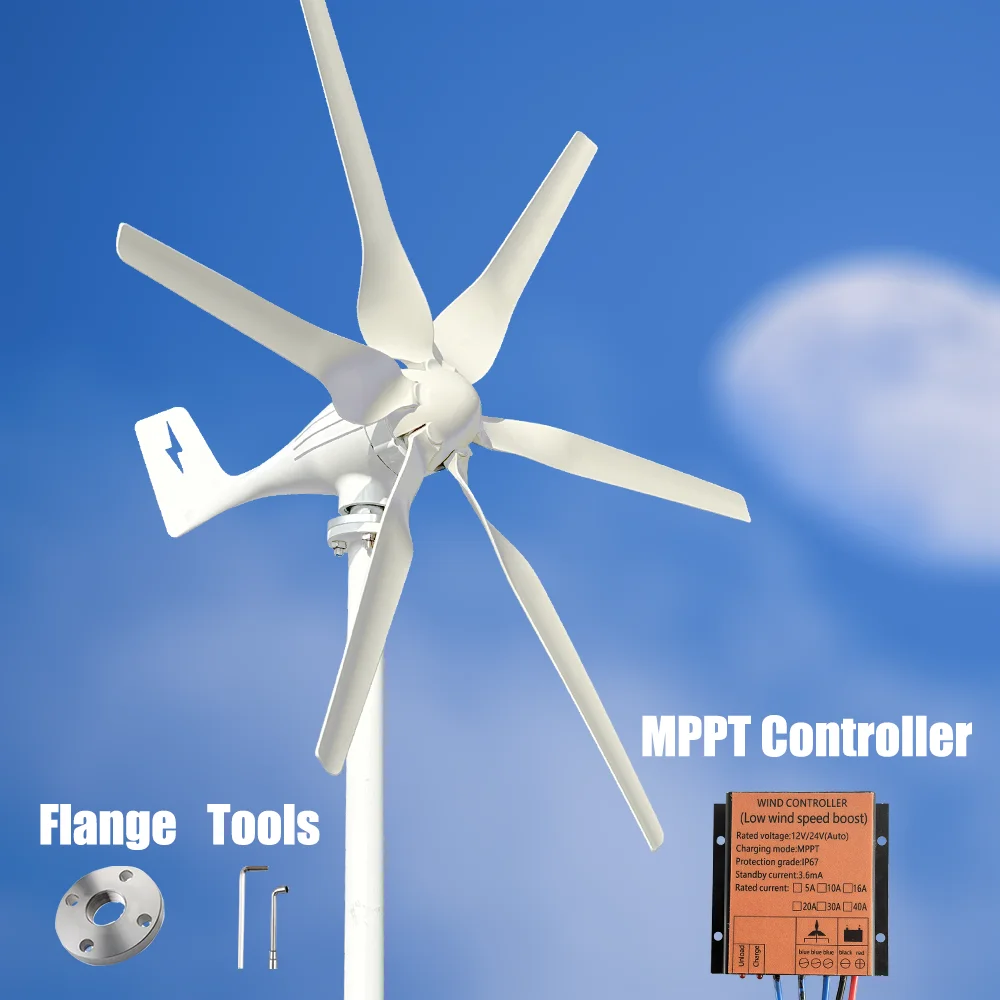 2000W/3000W Wind Turbine Generator Power Supply System Kit