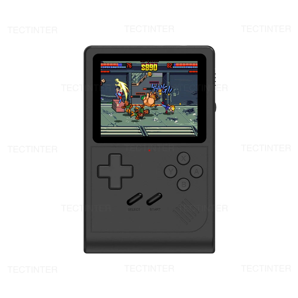 GB300 Portable Handheld Game Console with 6000+ Retro Games, 3.0 Inch Screen, AV Output Black