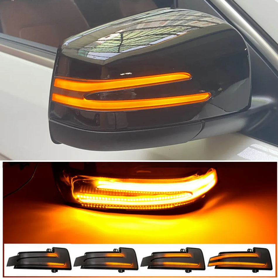 Динамични LED мигачи за Mercedes-Benz W164 W251 W166 W463 индикатори за странично огледало