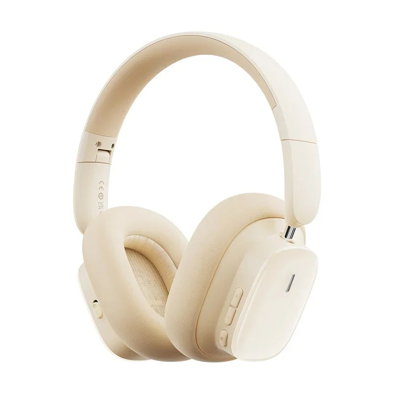 Baseus H1i ANC Wireless Bowie Headphone &ndash; Noise Cancelling WHITE