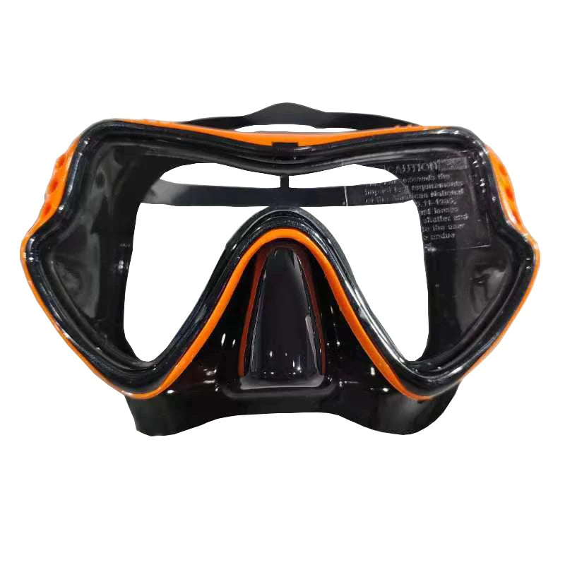 Professional Silicone Scuba Diving Mask - Anti-Fog, UV Protection, Waterproof for Adults