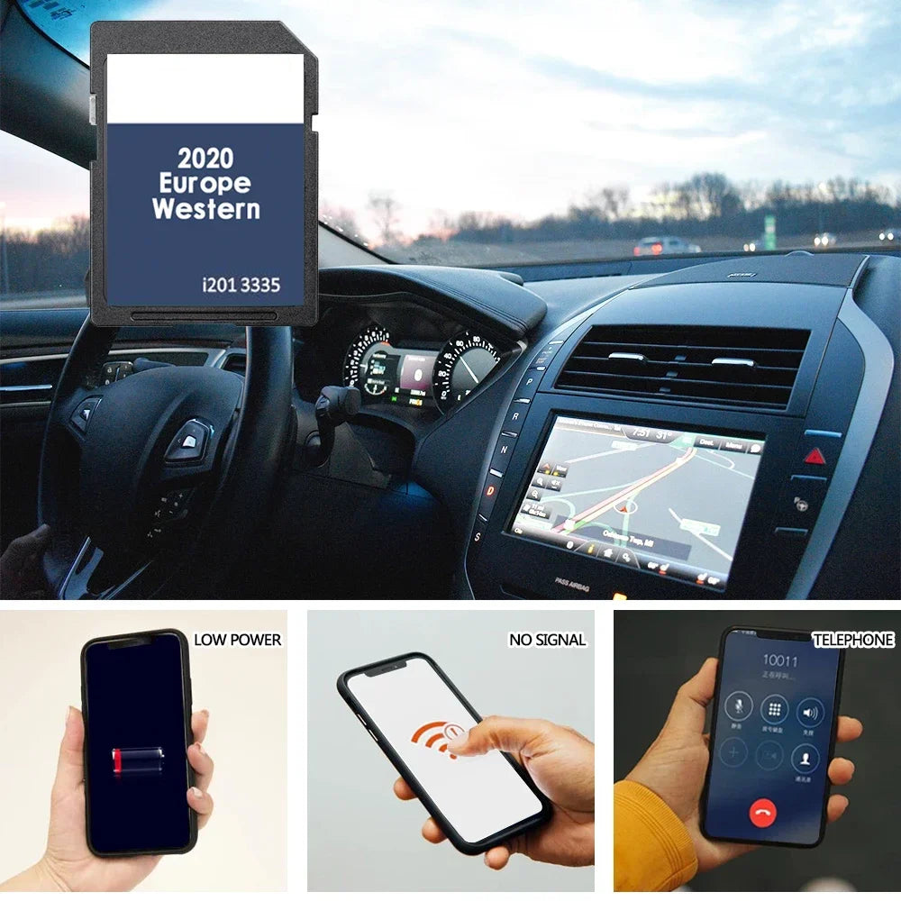 RNS 310 V12 West Europe NAVI SD Card Multivan &ndash; 2020 Maps