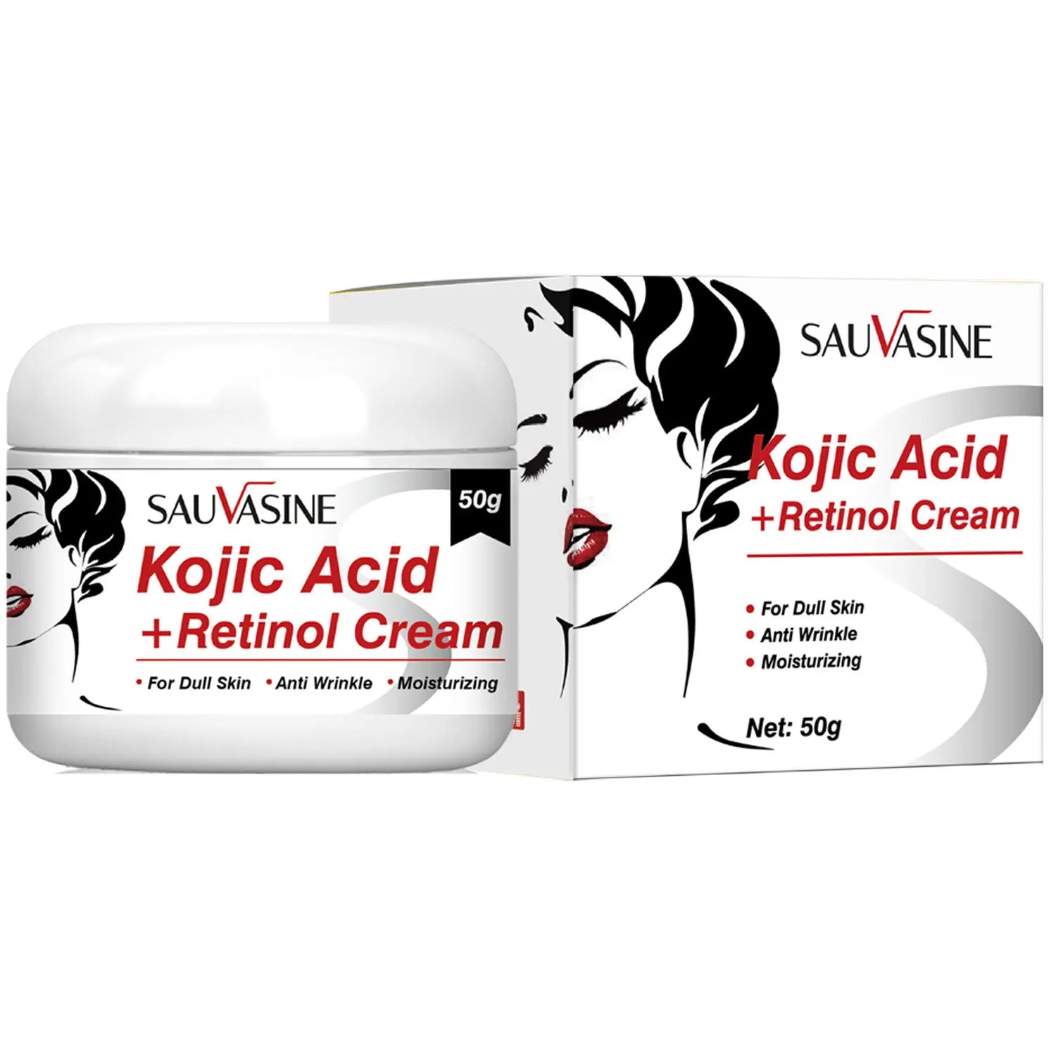 Kojic Acid &amp; Retinol Brightening Moisturizing Cream