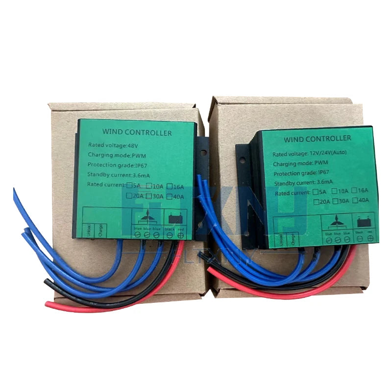 PWM Řídicí jednotka větrné turbíny 300W 600W 12V 24V Vodotěsná