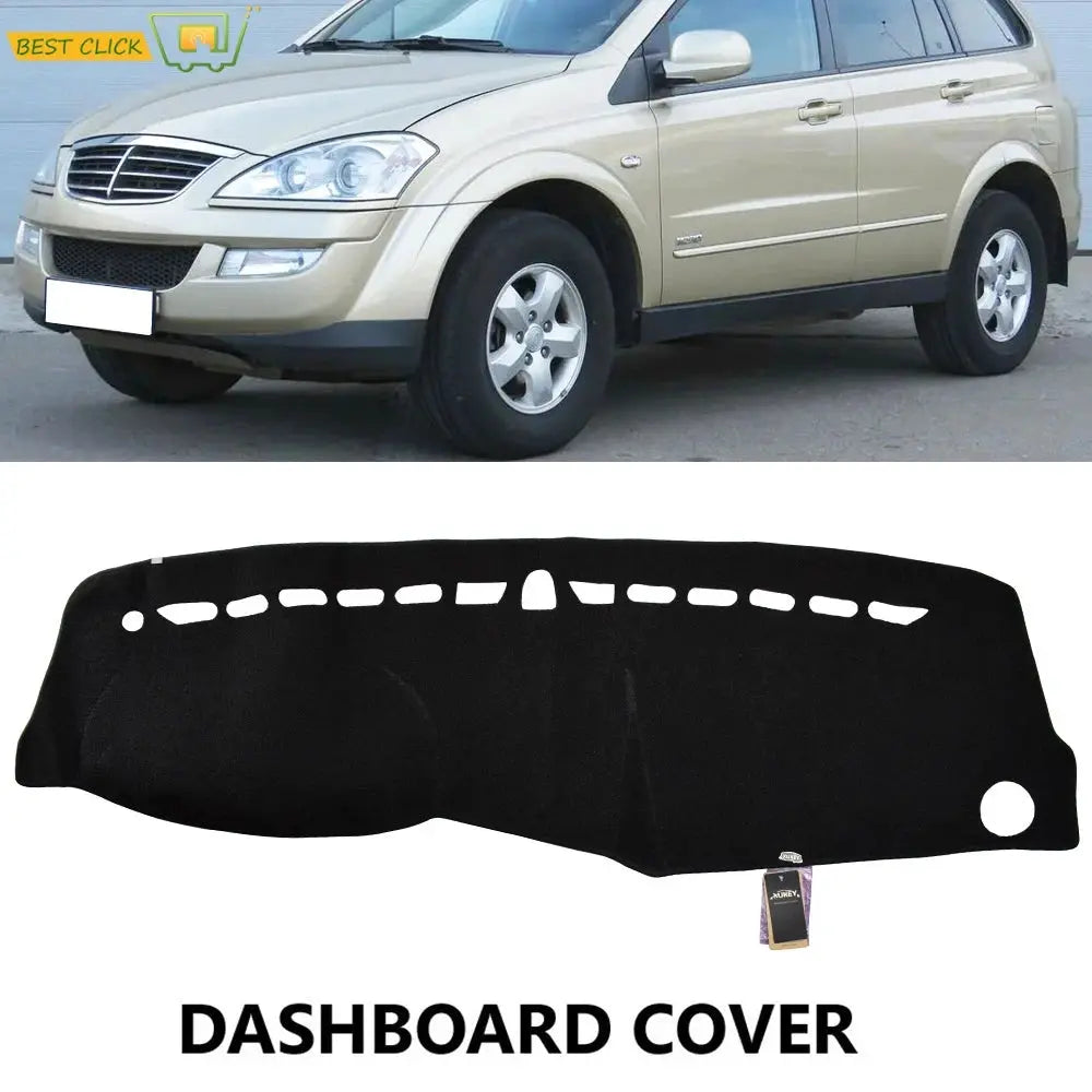 Dashboard Cover Dashmat For Actyon 2005 - 2010 For Ssangyong Kyron 2005 - 2015 Dash Mat Dash Board Cover Pad Sun Shade Carpet by InterCyprus Trading Ltd