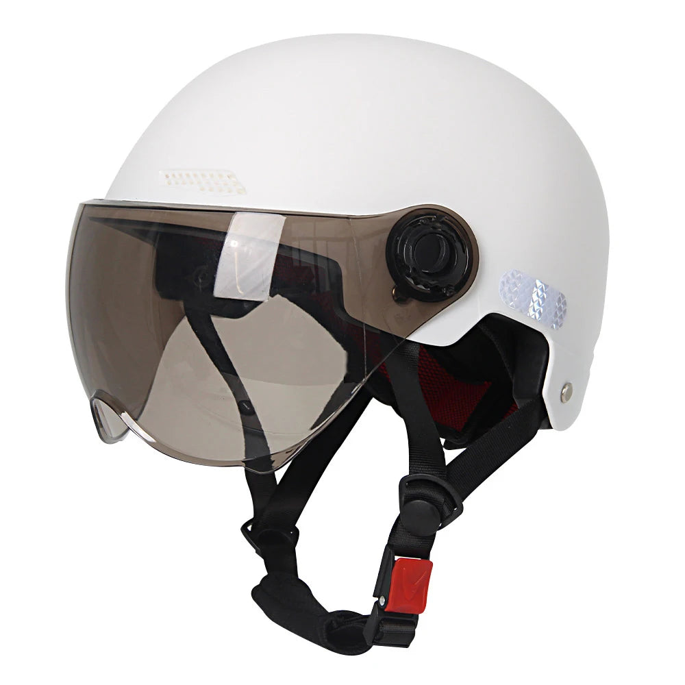 AQM6601WH ABS Lightweight Riding Helmet &ndash; Adjustable Fit White