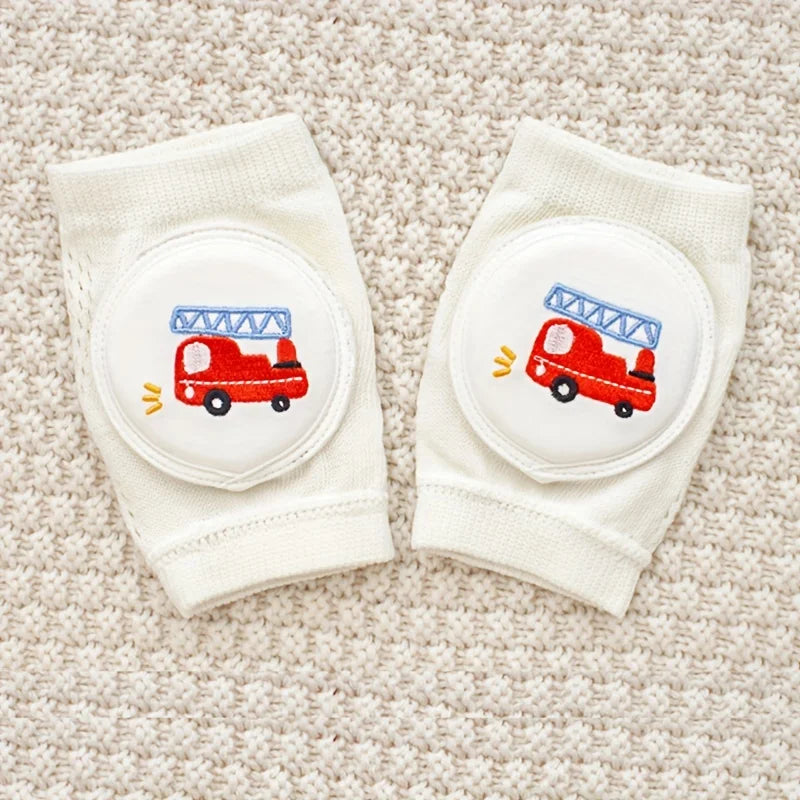 Baby Knee Pads &ndash; Ultra Lightweight Crawling Protection Firetruck / 0-4Y