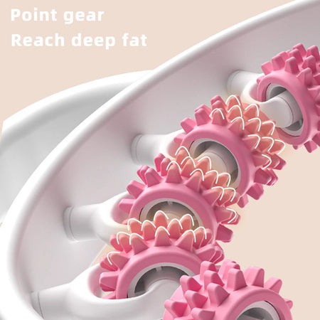 Portable 3D Round Massager Roller for Body Relaxation and Cellulite Treatment