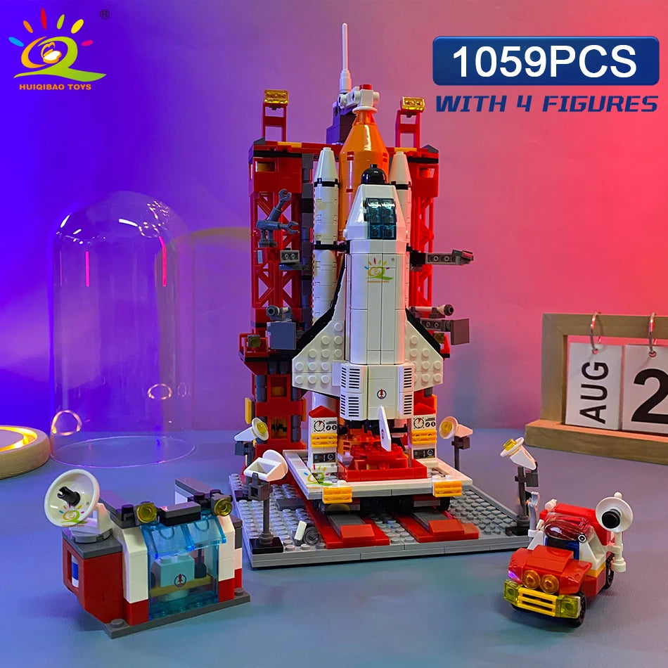 HUIQIBAO Aviation Spaceport Building Blocks Set for Kids NO.63 NO box / CHINA