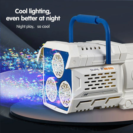 60 Hole Electric Bubble Gun &ndash; Automatic Bubble Blowing Fun